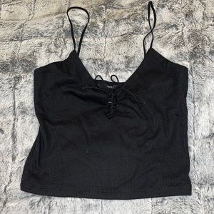 Black crop top forever 21